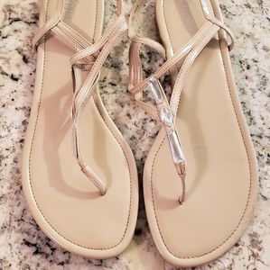 Jeweled Flat Sandals